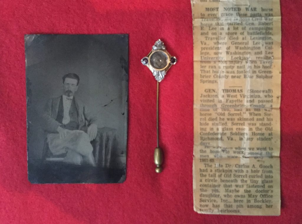 Benjamin Gooch, Stickpin & Newspaper Article