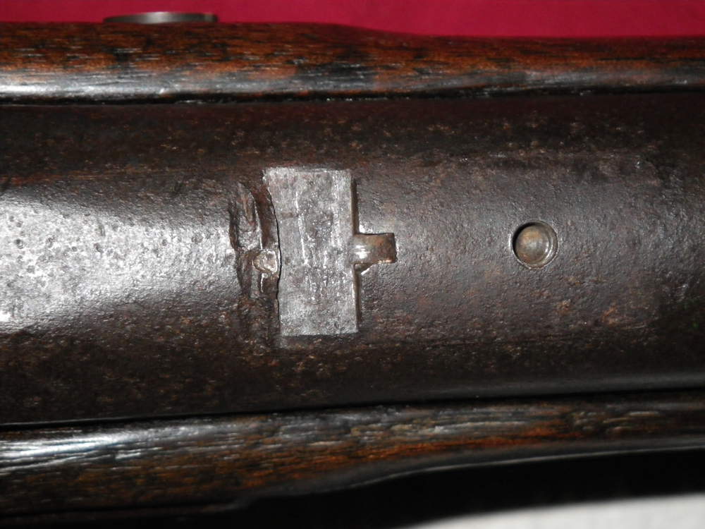 1862 Richmond Carbine Rear Sight Steady Pin Mortise