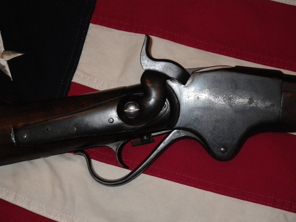 1865 Spencer Repeating Carbine, Receiver, Hammer and Trigger