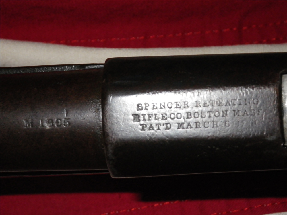 1865 Spencer Carbine Manufacturers Stamp