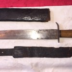 Tennessee Side Knife, Leather Scabbard and Belt