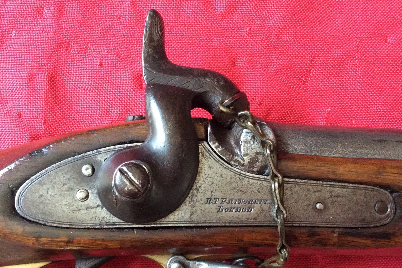 R.T. Pritchett Enfield Rifle Musket, Lock Plate
