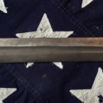 Confederate Artillery Sword, Double Edged Blade