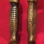 Confederate Artillery Short Sword, Left is Fake, Right is Authentic