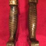 Confederate Short Sword Side View, Left is Fake, Right is Authentic