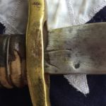 Confederate Artillery Sword, Ricasso - Closeup