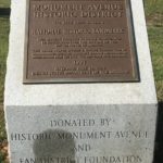 Monument Avenue Historic District Plaque