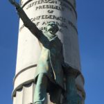 Jefferson Davis Bronze Statue, President Of The Confederate States Of America