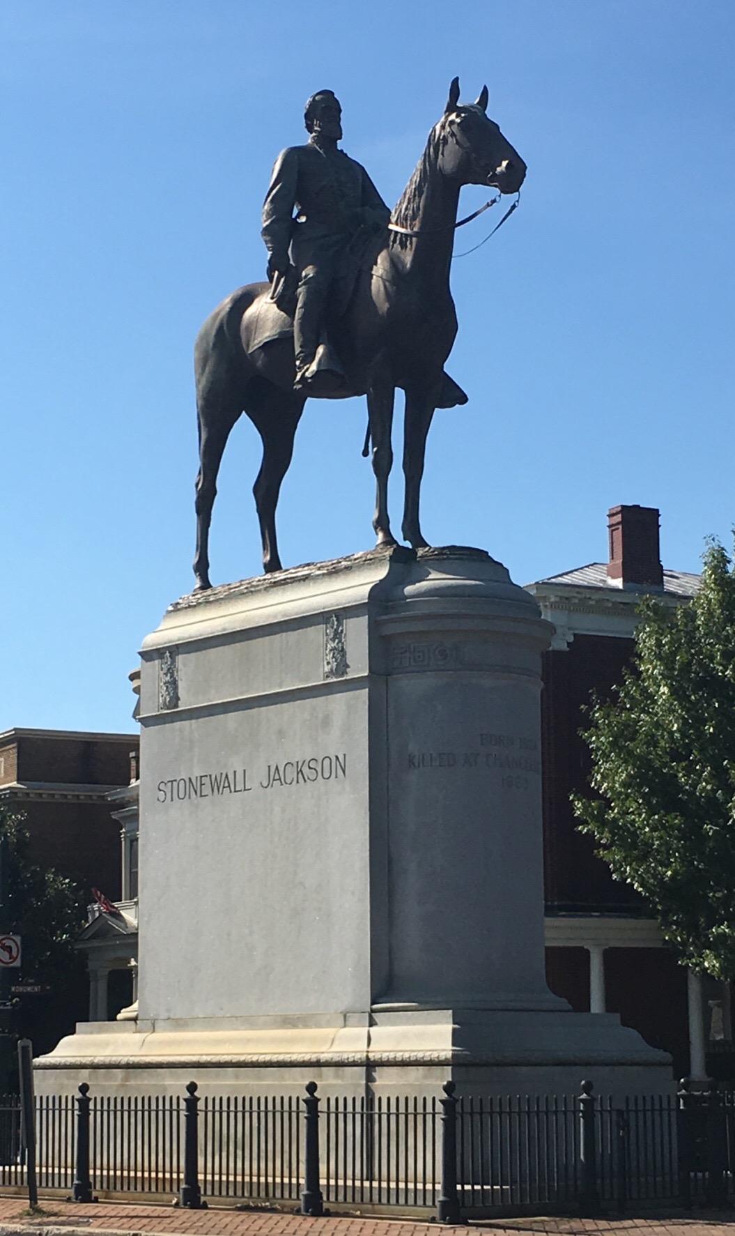 Thomas Jonathan "Stonewall" Jackson, Monument Avenue Richmond Virginia