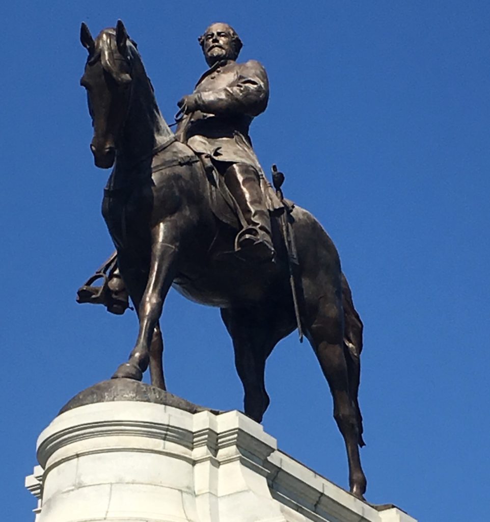 Robert E. Lee Bronze Monument, Richmond Virginia Civil War Arsenal