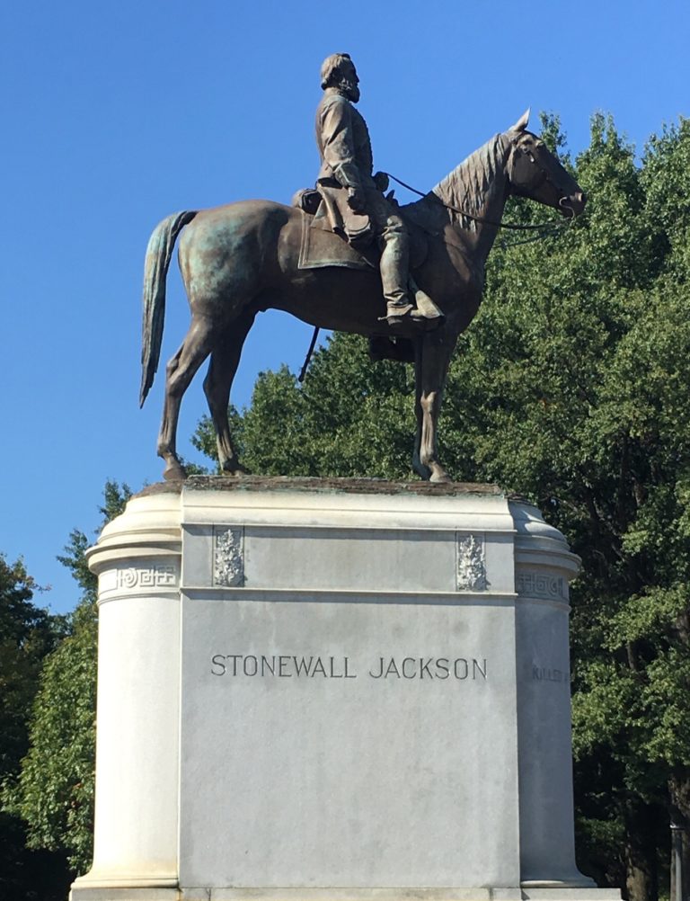 Thomas “Stonewall” Jackson Monument, Richmond Virginia Civil War Arsenal