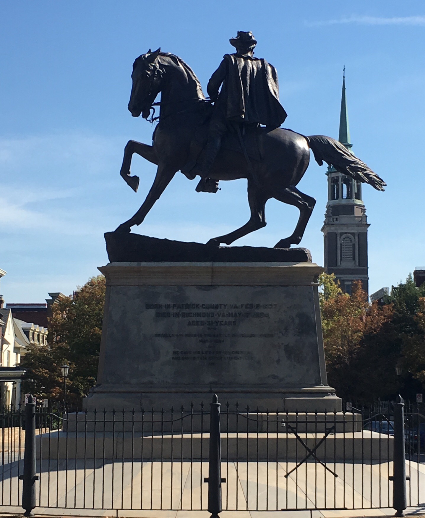 J.E.B. Stuart & Horse "Virginia", Monument Avenue Richmond Virginia