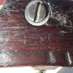 Richmond Rifle Musket Salmon Adam’s Cartouche, Close Up