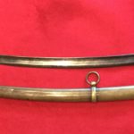 Confederate Artillery Saber and Scabbard