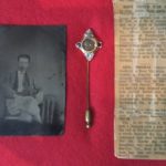 Benjamin Gooch, Stickpin & Newspaper Article