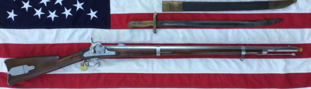1860 Harper’s Ferry Rifle & Saber Bayonet