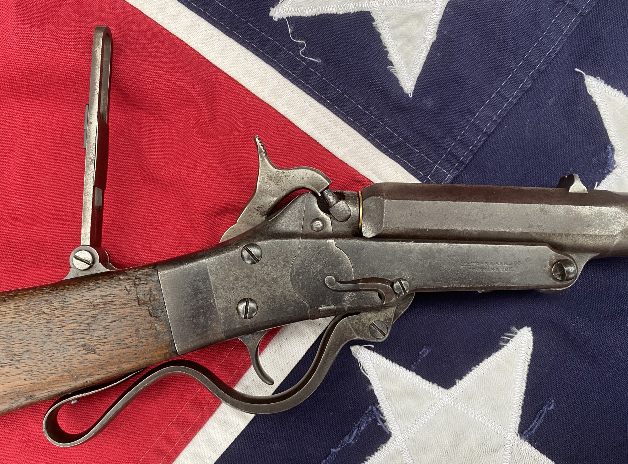 1st Model Maynard Carbine, Folding Tang Rear Sight